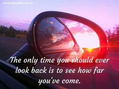 never look back